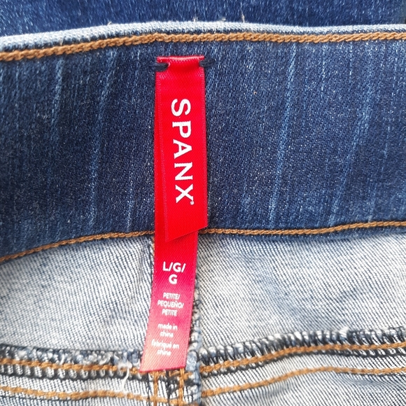 Spanx Skinny Jeans size Large Distressed Ankle - Picture 7 of 11